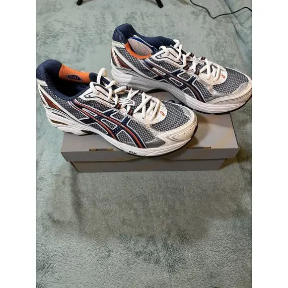 ASICS GT-2130 GEL Running Shoes New Navy Orange Mesh Low Top Athletic Sneaker - Picture 5 of 8